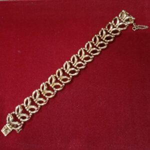 Pulsera articulada de oro rosa de 18k. Circa: 1950-60.