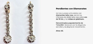 Pendientes antiguos
